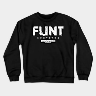 Flint Survivor (white) Crewneck Sweatshirt